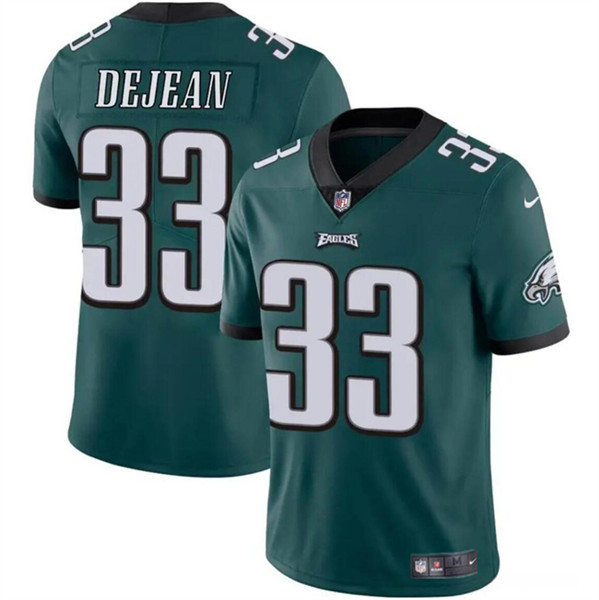 Men's Philadelphia Eagles #33 Cooper DeJean Green 2024 Draft Vapor Untouchable Limited Football Stitched Jersey