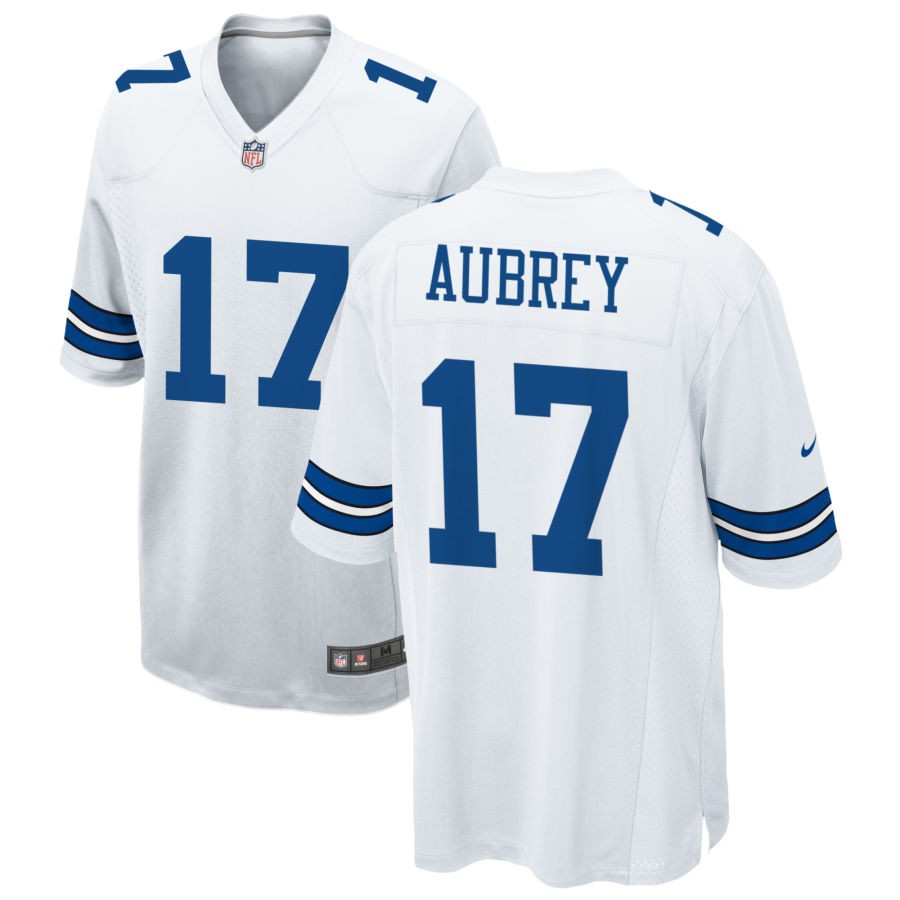 Men's Dallas Cowboys #17 Brandon Aubrey Limited white Vapor Untouchable Jersey