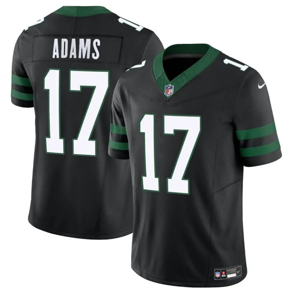 Men's New York Jets #17 Davante Adams Black 2024 F.U.S.E. Vapor Untouchable Limited Football Stitched Jersey