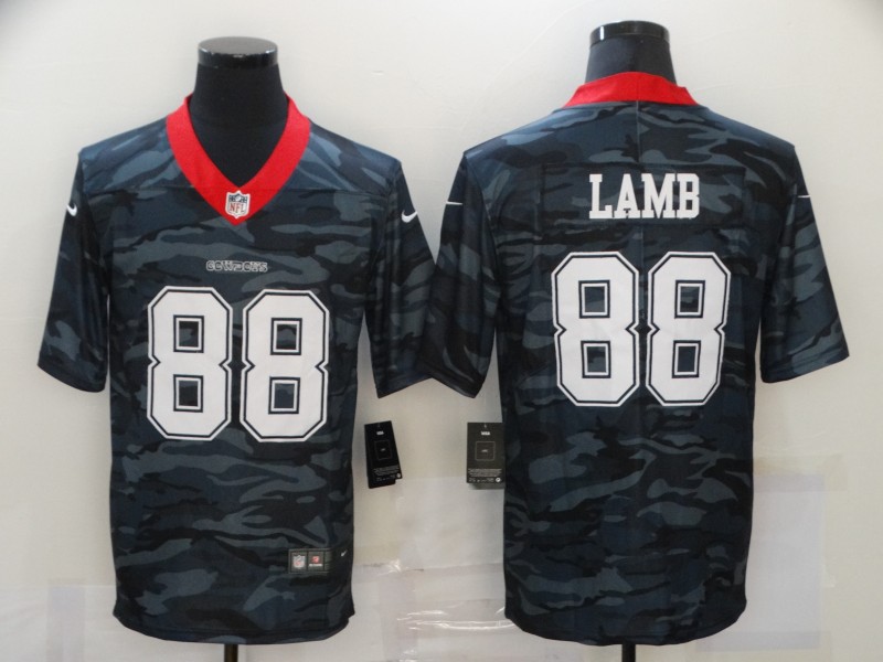 Men's Dallas Cowboys #88 CeeDee Lamb 2020 Camo Limited Stitched Nike NFL Jersey