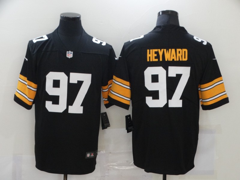 Men's Pittsburgh Steelers #97 Cameron Heyward Black 2017 Vapor Untouchable Stitched NFL Nike Throwback Limited Jersey