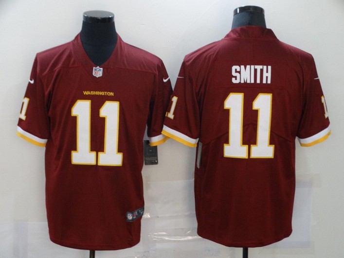 Men's Washington Redskins #11 Alex Smith Burgundy Red NEW 2020 Vapor Untouchable Stitched NFL Nike Limited Jersey