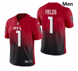 Men Atlanta Falcons #1 Justin Fields Red 2021 Draft Jersey