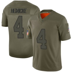 Men's Taylor Heinicke Washington Football Team No.4 Limited 2019 Salute to Service Jersey - Camo