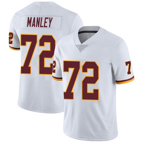 Men's Washington Redskins #72 Dexter Manley Football Team White Limited Vapor Untouchable Nike Jersey