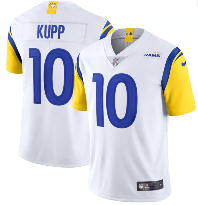 Nike Rams 10 Cooper Kupp White Vapor Untouchable Limited Jersey