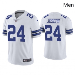 Men Dallas Cowboys 24 Kelvin Joseph Dallas Cowboys Vapor Limited White Jersey