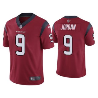 Men's Red Houston Texans #9 Brevin Jordan Vapor Untouchable Limited Stitched Jersey