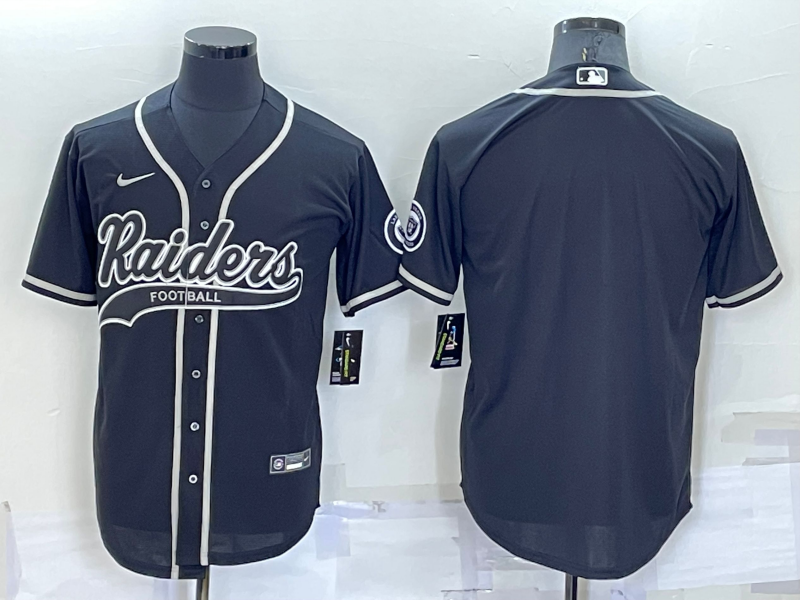 Men's Las Vegas Raiders Blank Black Stitched MLB Cool Base Nike Baseball Jersey