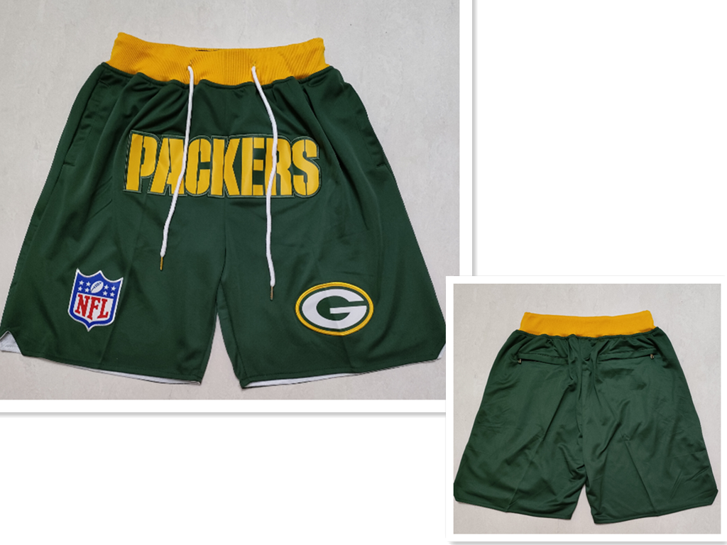 Men's Green Bay Packers Green Just Don Swingman Shorts