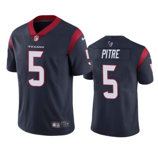 Men's Houston Texans #5 Jalen Pitre Navy Vapor Untouchable Limited Stitched Jersey