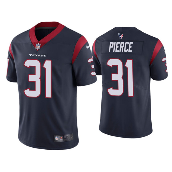 Men's Houston Texans #31 Dameon Pierce Navy Vapor Untouchable Limited Stitched Jersey