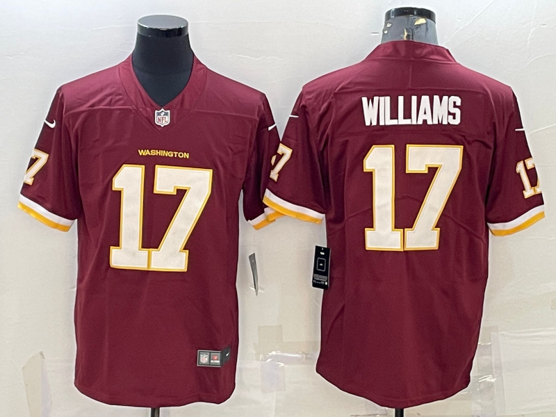 Men's Washington Commanders #17 Doug Williams Red NEW 2020 Vapor Untouchable Stitched Nike Limited Jersey