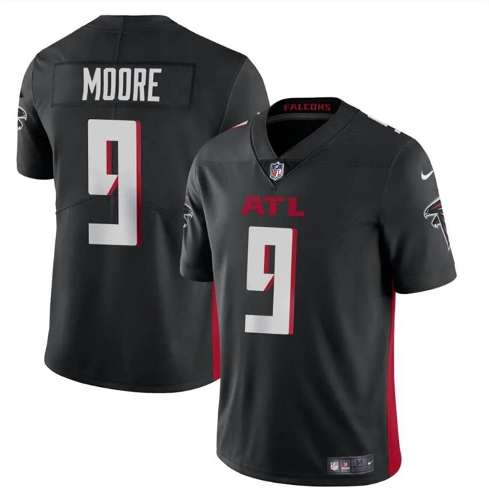 Men's Atlanta Falcons #9 Rondale Moore Black Vapor Untouchable Limited Football Stitched Jersey