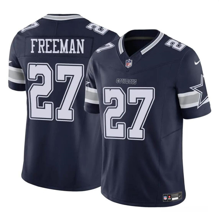 Men's Dallas Cowboys #27 Royce Freeman Navy 2023 F.U.S.E Vapor Untouchable Limited Football Stitched Jersey