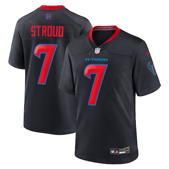 Men's Houston Texans #7 C.J. Stroud Navy 2024 2nd Alternate F.U.S.E Vapor Football Stitched Jersey