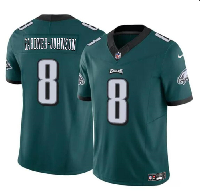 Men's Philadelphia Eagles #8 Chauncey Gardner-Johnson Green 2024 F.U.S.E Vapor Untouchable Limited Football Stitched Jersey