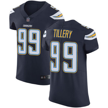 Chargers #99 Jerry Tillery Navy Blue Team Color Men's Stitched Football Vapor Untouchable Elite Jersey