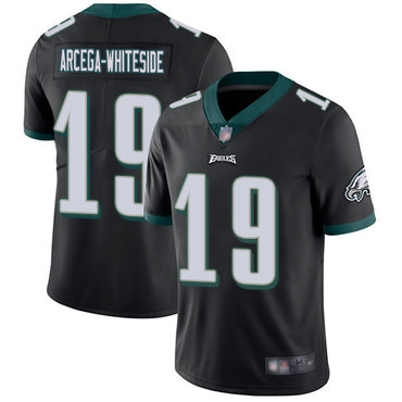 Eagles #19 JJ Arcega-Whiteside Black Alternate Men's Stitched Football Vapor Untouchable Limited Jersey