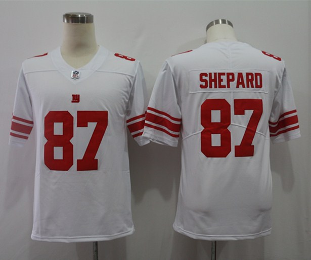 Nike Giants 87 Sterling Shepard White Vapor Untouchable Limited Jersey