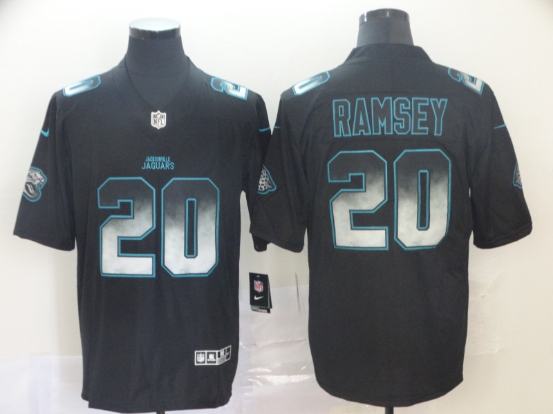 Nike Jaguars 20 Jalen Ramsey Black Arch Smoke Vapor Untouchable Limited Jersey