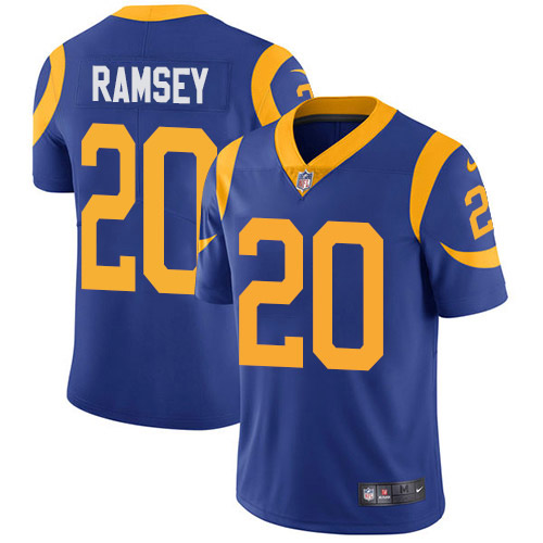 Nike Rams #20 Jalen Ramsey Royal Blue Alternate Men's Stitched NFL Vapor Untouchable Limited Jersey