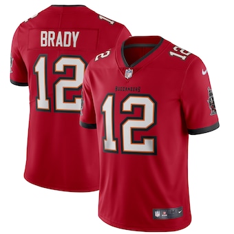 Men's Tampa Bay Buccaneers #12 Tom Brady Red 2020 NEW Vapor Untouchable Stitched NFL Nike Limited Jersey