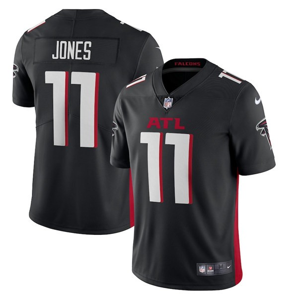 Men's Atlanta Falcons #11 Julio Jones Black New Vapor Untouchable Limited Nike Jersey