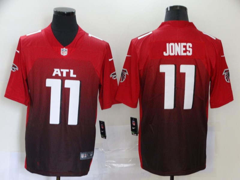 Men's Atlanta Falcons #11 Julio Jones Red 2020 NEW Vapor Untouchable Stitched NFL Nike Limited Jersey