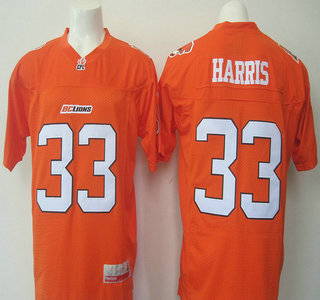 CFL BC Lions #33 Andrew Harris Orange Jersey