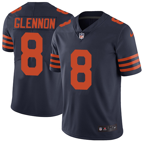 Nike Chicago Bears #8 Mike Glennon Navy Blue Alternate Men's Stitched NFL Vapor Untouchable Limited Jersey