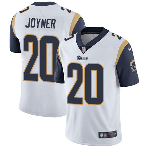 Nike Los Angeles Rams #20 Lamarcus Joyner White Men's Stitched NFL Vapor Untouchable Limited Jersey