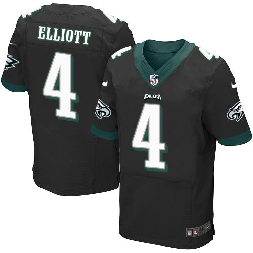 Nike Philadelphia Eagles #4 Jake Elliott Black Alternate Men's Stitched NFL New Elite Jersey