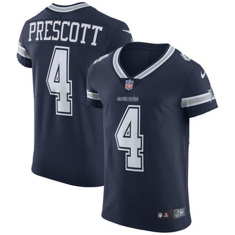 Men's Dallas Cowboys Dak Prescott Nike Navy Vapor Untouchable Elite Jersey