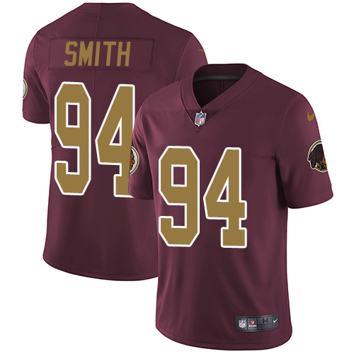 Nike Redskins #94 Preston Smith Burgundy Red Alternate Men's Stitched NFL Vapor Untouchable Limited Jersey