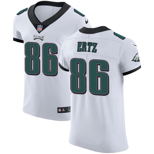 Men's Nike Philadelphia Eagles #86 Zach Ertz White Stitched NFL Vapor Untouchable Elite Jersey