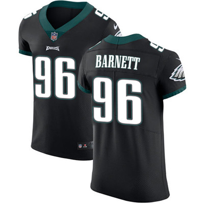 Men's Nike Philadelphia Eagles #96 Derek Barnett Black Alternate Stitched NFL Vapor Untouchable Elite Jersey