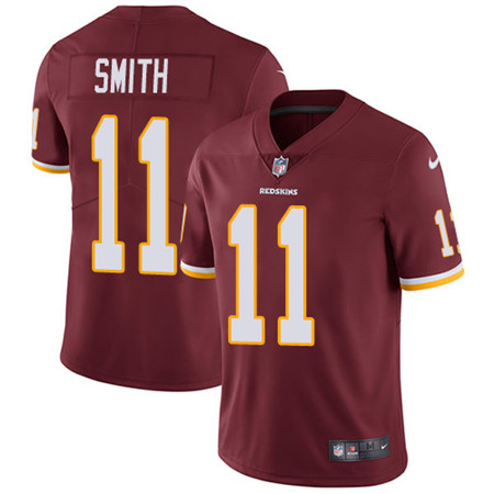 Nike Washington Redskins #11 Alex Smith Burgundy Red Team Color Stitched NFL Vapor Untouchable Limited Jersey