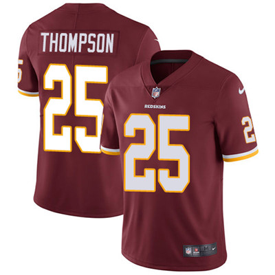 Nike Washington Redskins #25 Chris Thompson Burgundy Red Team Color Stitched NFL Vapor Untouchable Limited Jersey