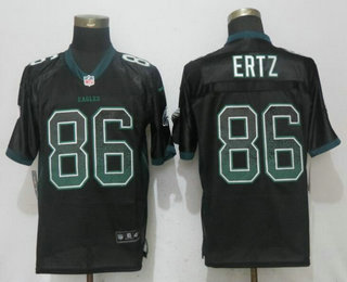 Men's Philadelphia Eagles #86 Zach Ertz Black Drift Stitched NFL Nike Fashion Jersey