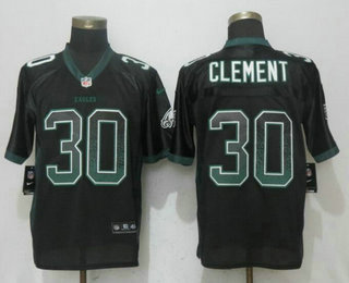 Men's Philadelphia Eagles #30 Corey Clement Black Drift Stitched NFL Nike Fashion Jersey