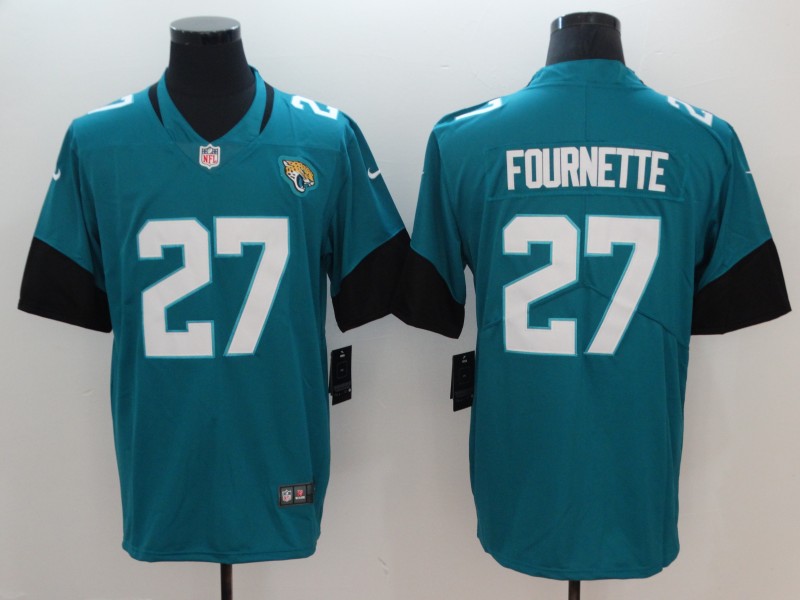 Nike Jacksonville Jaguars #27 Leonard Fournette Teal New 2018 Vapor Untouchable Limited Jersey