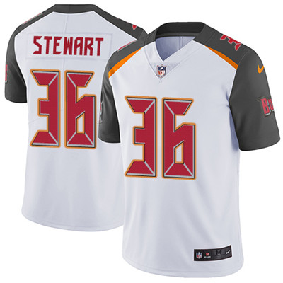 Nike Tampa Bay Buccaneers #36 M.J. Stewart White Men's Stitched NFL Vapor Untouchable Limited Jersey