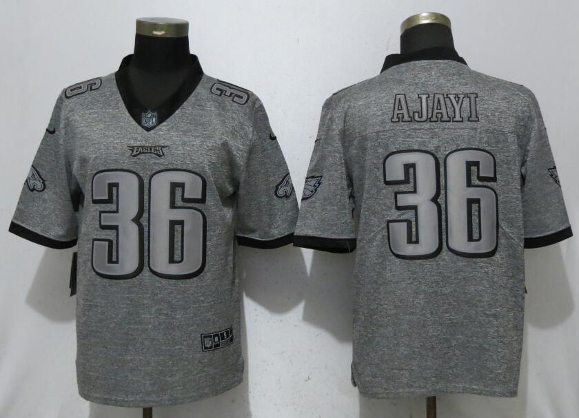 Nike Philadelphia Eagles #36 Jay Ajayi Gray Gridiron Gray Vapor Untouchable Limited Jersey