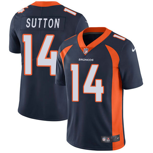 Nike Denver Broncos #14 Courtland Sutton Blue Alternate Men's Stitched NFL Vapor Untouchable Limited Jersey