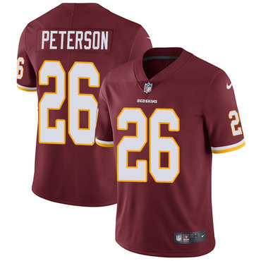 Nike Washington Redskins #26 Adrian Peterson Burgundy Red Team Color Men's Stitched NFL Vapor Untouchable Limited Jersey