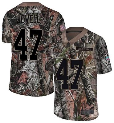 Nike Broncos #47 Josey Jewell Camo Men's Stitched NFL Limited Rush Realtree Jersey