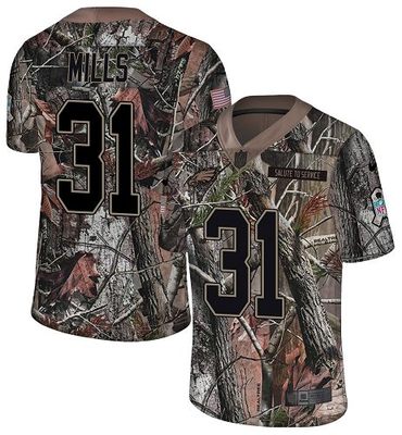 Nike Eagles #31 Jalen Mills Camo Men's Stitched NFL Limited Rush Realtree Jersey