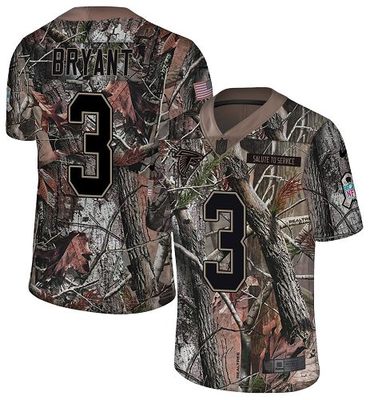 Nike Falcons #3 Matt Bryant Camo Men's Stitched NFL Limited Rush Realtree Jersey