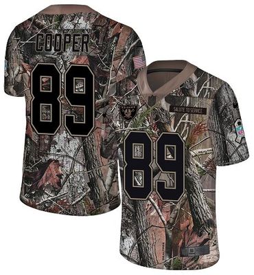 Nike Raiders #89 Amari Cooper Camo Men's Stitched NFL Limited Rush Realtree Jersey